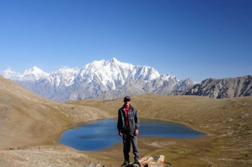 Raji at world's highest lake